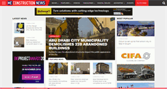 Desktop Screenshot of meconstructionnews.com