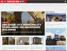 Tablet Screenshot of meconstructionnews.com